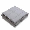 Kathy Ireland Weighted Blanket - 48 x 72 Inches - 12 lb - Silver 4872SIL12LB